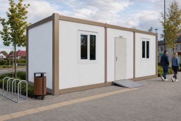 Pawilon handlowy z WC