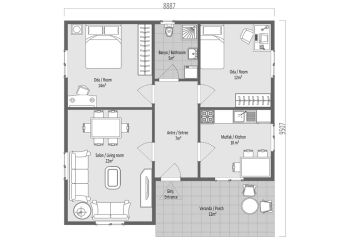 Single Storey Prefab Houses Plans