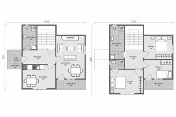 Double Storey Prefab Houses Plans