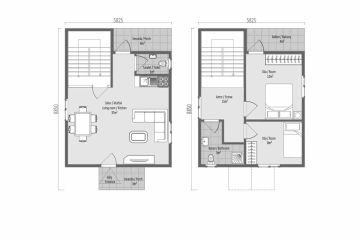 Double Storey Prefab Houses Plans