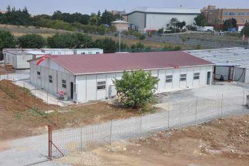 Modular Kitchen and Dining Hall Inside