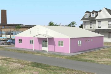 222 m² Modułowy szpital