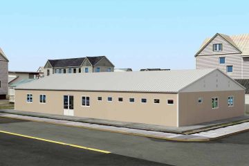 275 m² Modułowy szpital