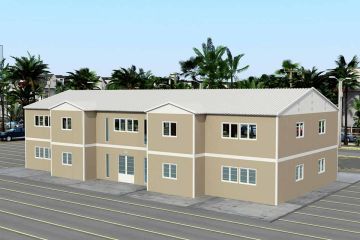 576 m² Modułowy szpital