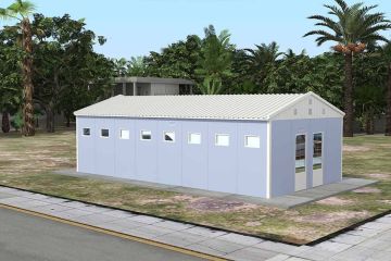 52 m² Przemysłowy prysznic i toaleta