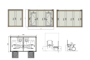 K2001 Toaleta dla niepełnosprawnych